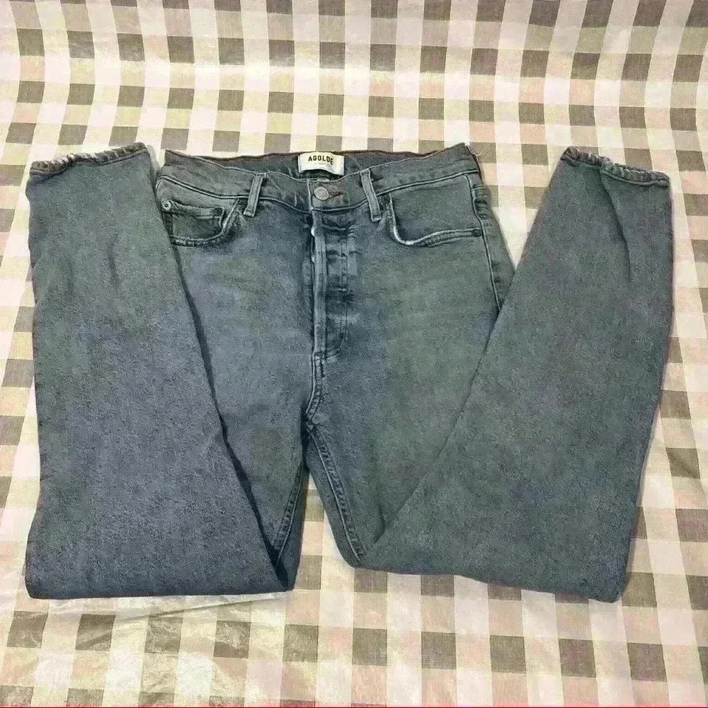 AGOLDE Womens NICO High Rise Slim Fit Jean In Ciffside Sz 26 - Picture 13 of 13